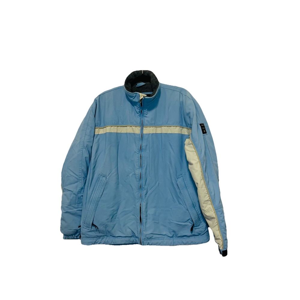 Rare Vintage Abercrombie & Fitch Nylon Parka Men’s Jacket Coat‎ Blue Size Medium